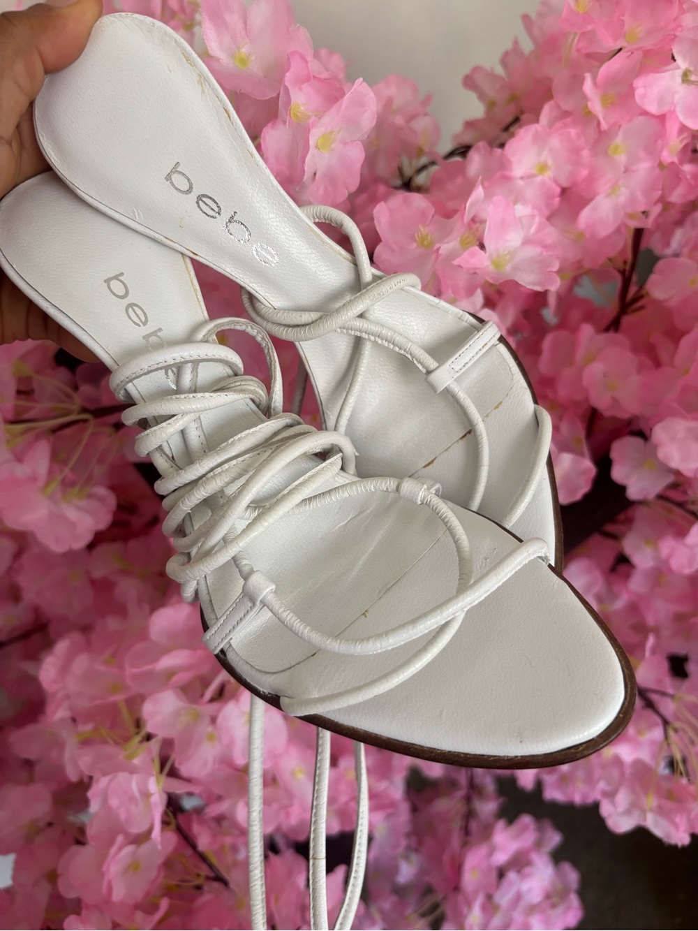 Vintage Made in SPAIN BEBE WRAP HEELS